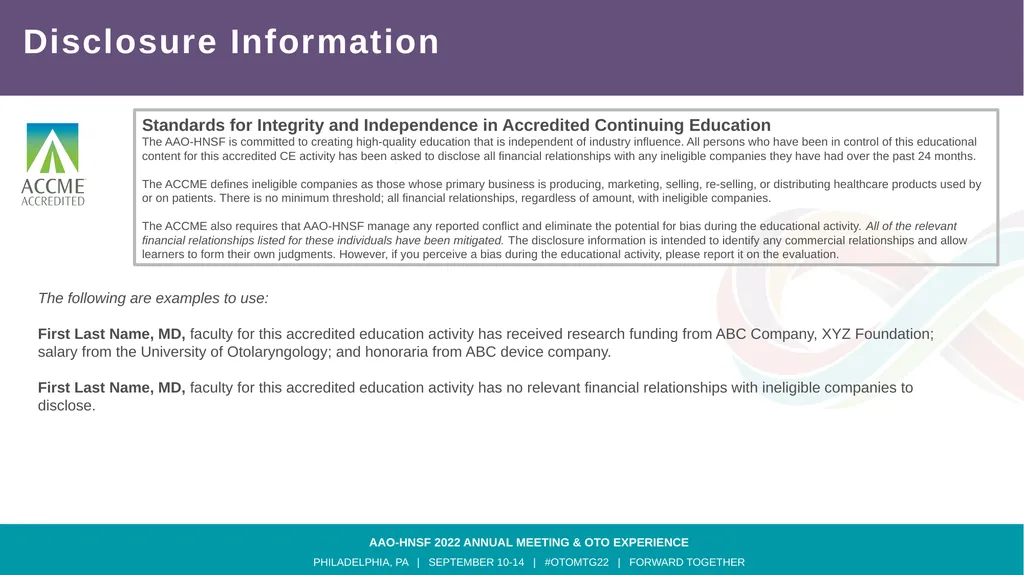 OFFICIAL PRESENTER TEMPLATE Presenter Name - slide 3 of 6
