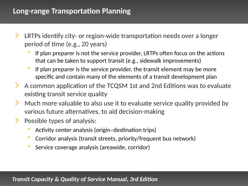 Fixed Route Quality of Service Presentation - slide 49 of 57