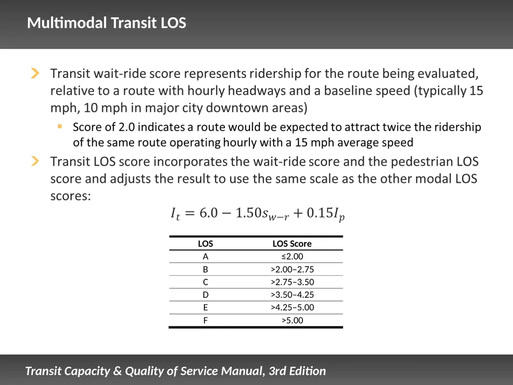Fixed Route Quality of Service Presentation - slide 44 of 57