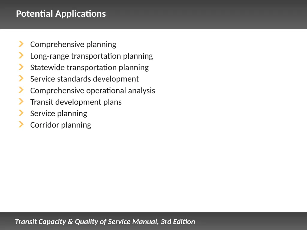 Fixed Route Quality of Service Presentation - slide 47 of 57