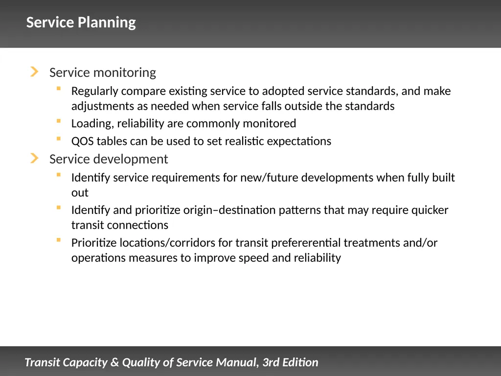 Fixed Route Quality of Service Presentation - slide 54 of 57