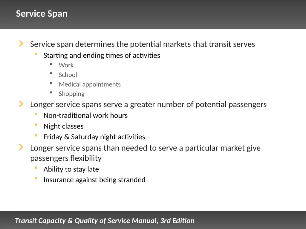 Fixed Route Quality of Service Presentation - slide 30 of 57