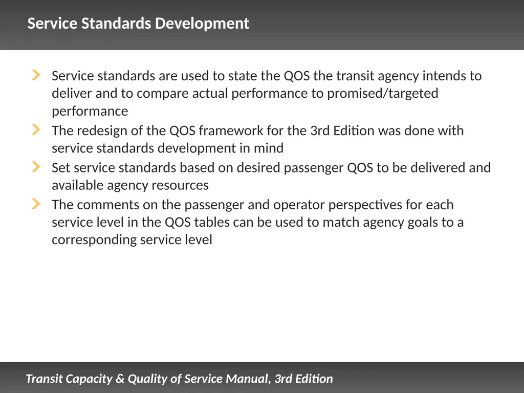Fixed Route Quality of Service Presentation - slide 51 of 57