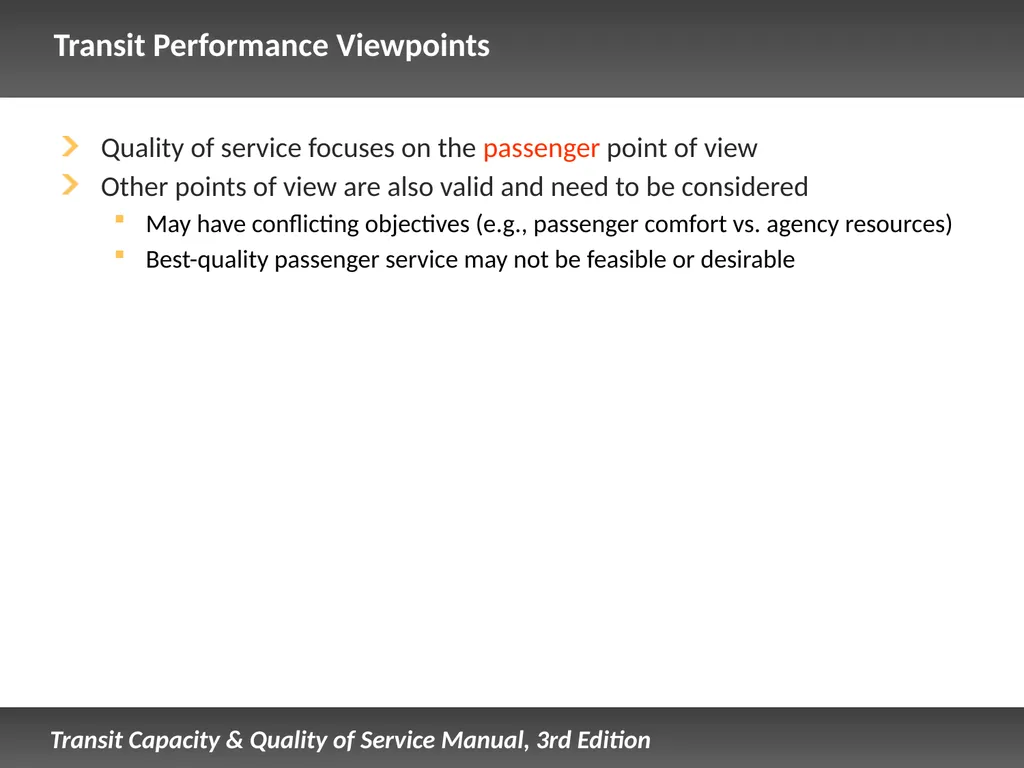Fixed Route Quality of Service Presentation - slide 10 of 57