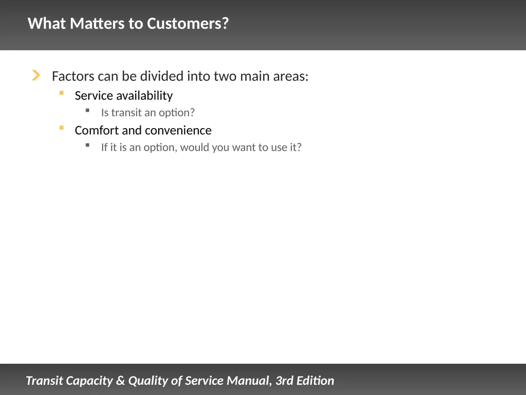 Fixed Route Quality of Service Presentation - slide 13 of 57