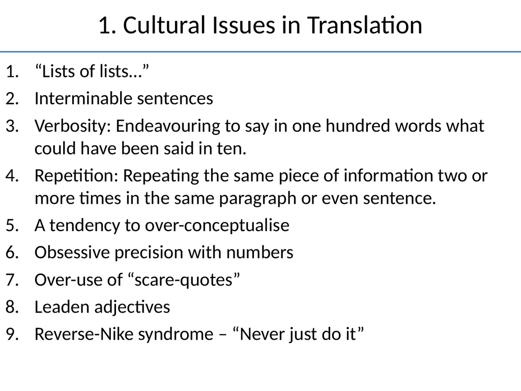 Cultural Issues in Translating Official Chinese - slide 4 of 20