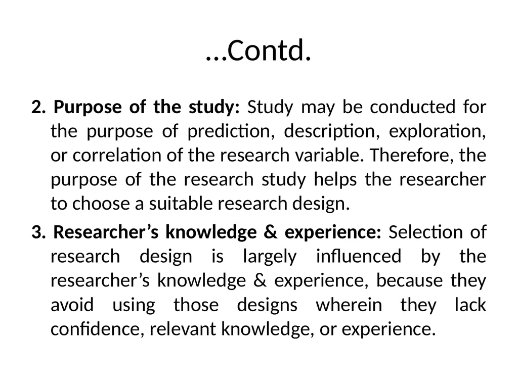 Research Design Dr Muhammad Ibrar Meaning and - slide 10 of 30