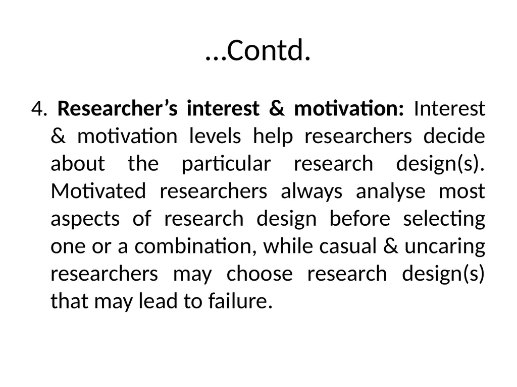 Research Design Dr Muhammad Ibrar Meaning and - slide 11 of 30