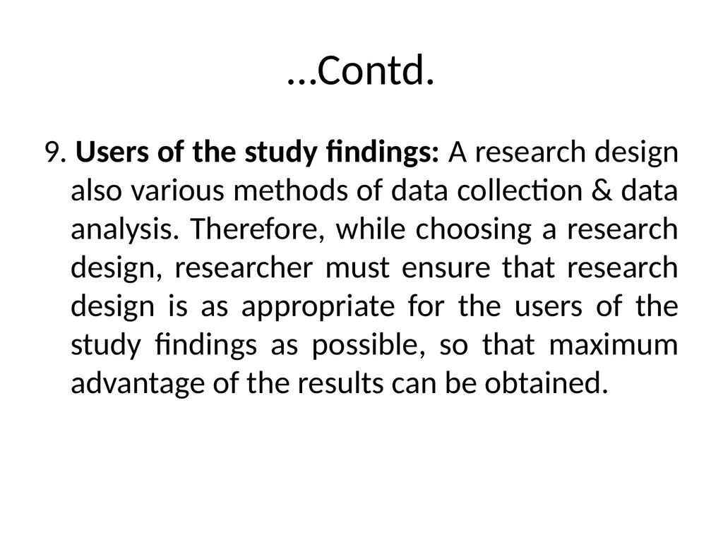 Research Design Dr Muhammad Ibrar Meaning and - slide 15 of 30