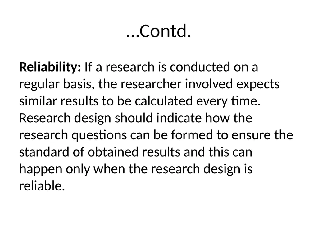 Research Design Dr Muhammad Ibrar Meaning and - slide 17 of 30