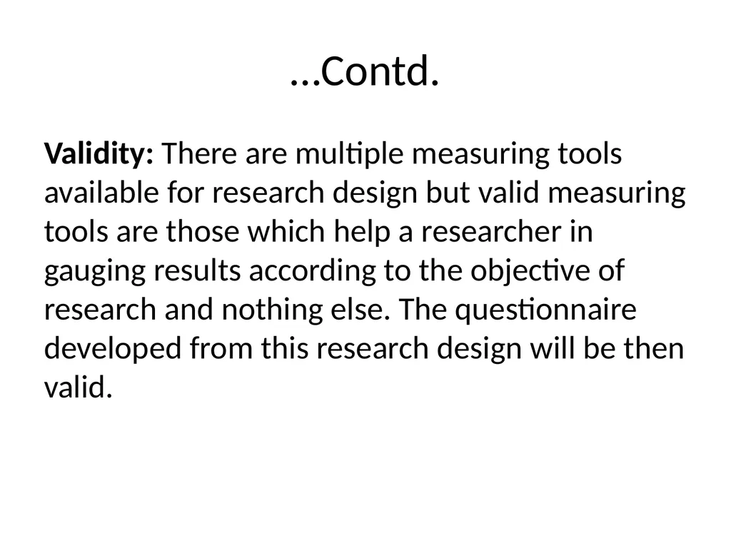 Research Design Dr Muhammad Ibrar Meaning and - slide 18 of 30