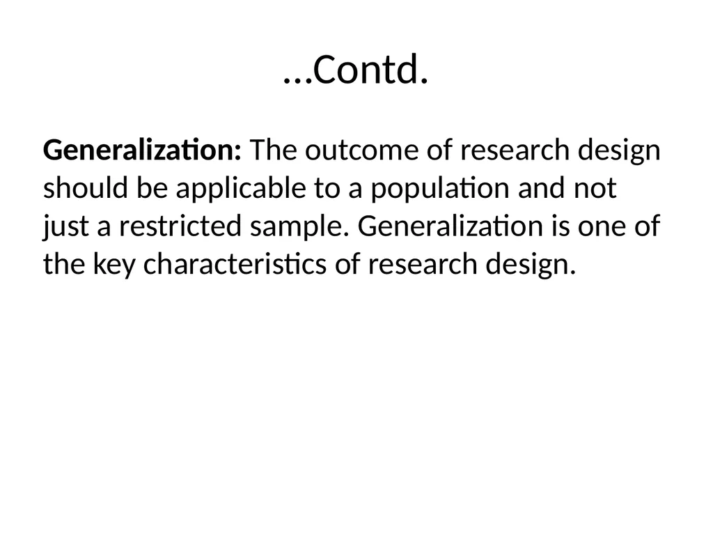 Research Design Dr Muhammad Ibrar Meaning and - slide 19 of 30