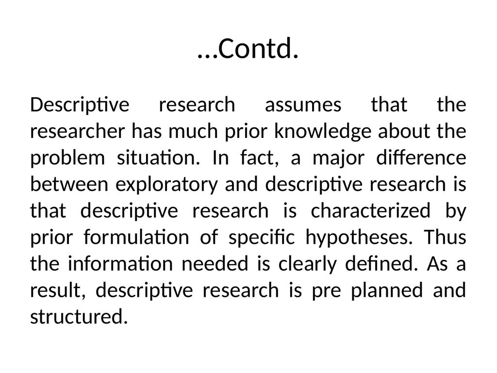 Research Design Dr Muhammad Ibrar Meaning and - slide 29 of 30