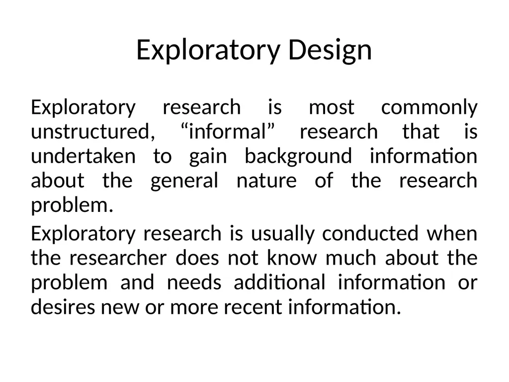 Research Design Dr Muhammad Ibrar Meaning and - slide 23 of 30