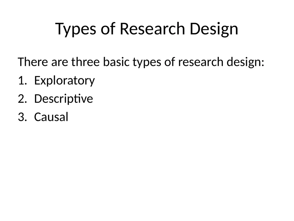 Research Design Dr Muhammad Ibrar Meaning and - slide 20 of 30