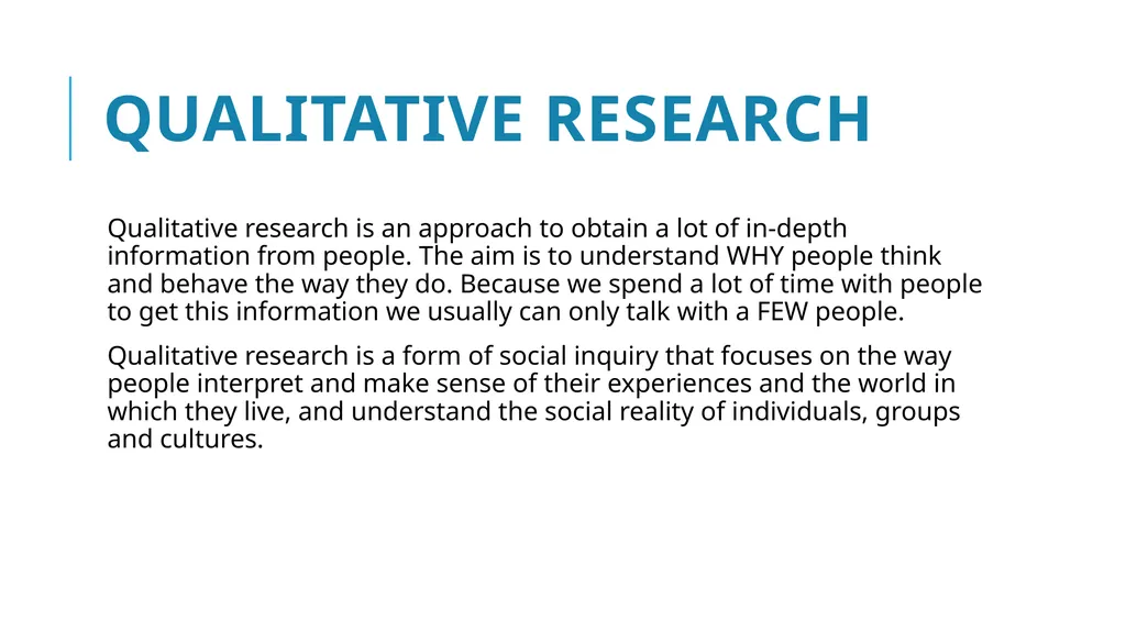 Introduction to Qualitative Research Training - slide 6 of 33