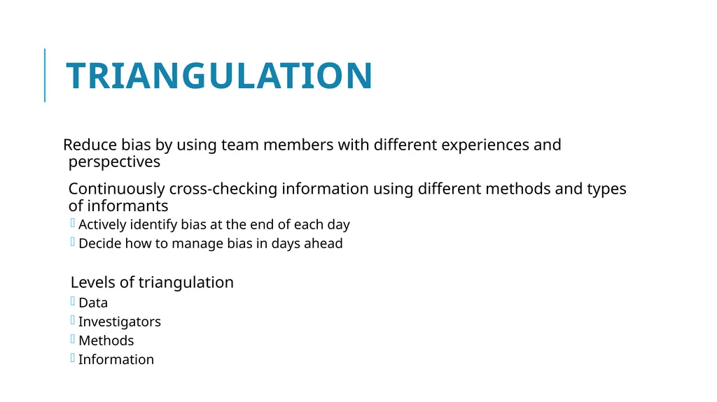 Introduction to Qualitative Research Training - slide 20 of 33