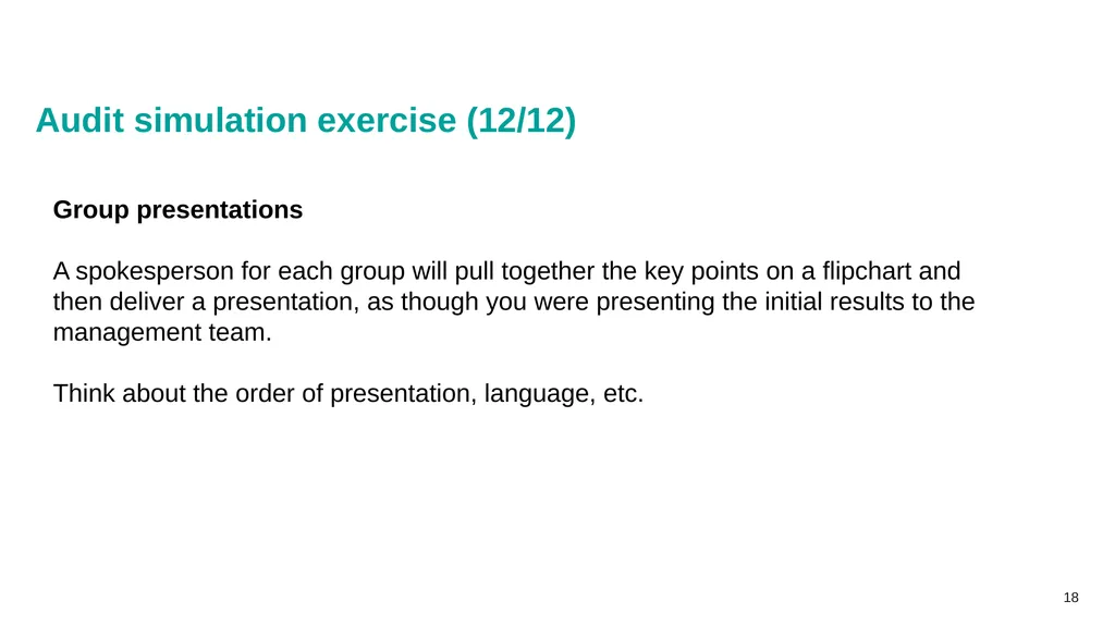 Gender auditing: creating a gender-sensitive - slide 18 of 18