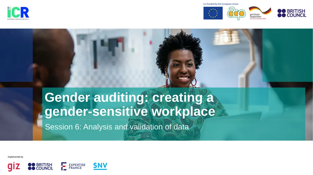 Gender auditing: creating a gender-sensitive - slide 1 of 18