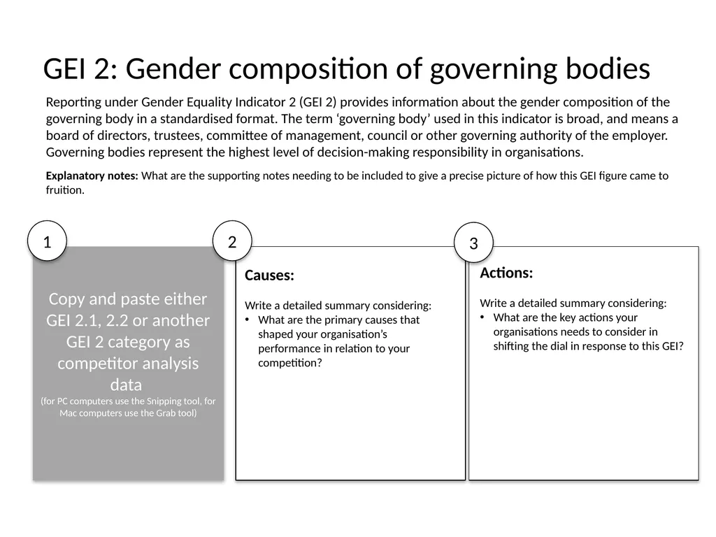 WGEA Benchmark Reporting Our gender reporting - slide 13 of 18