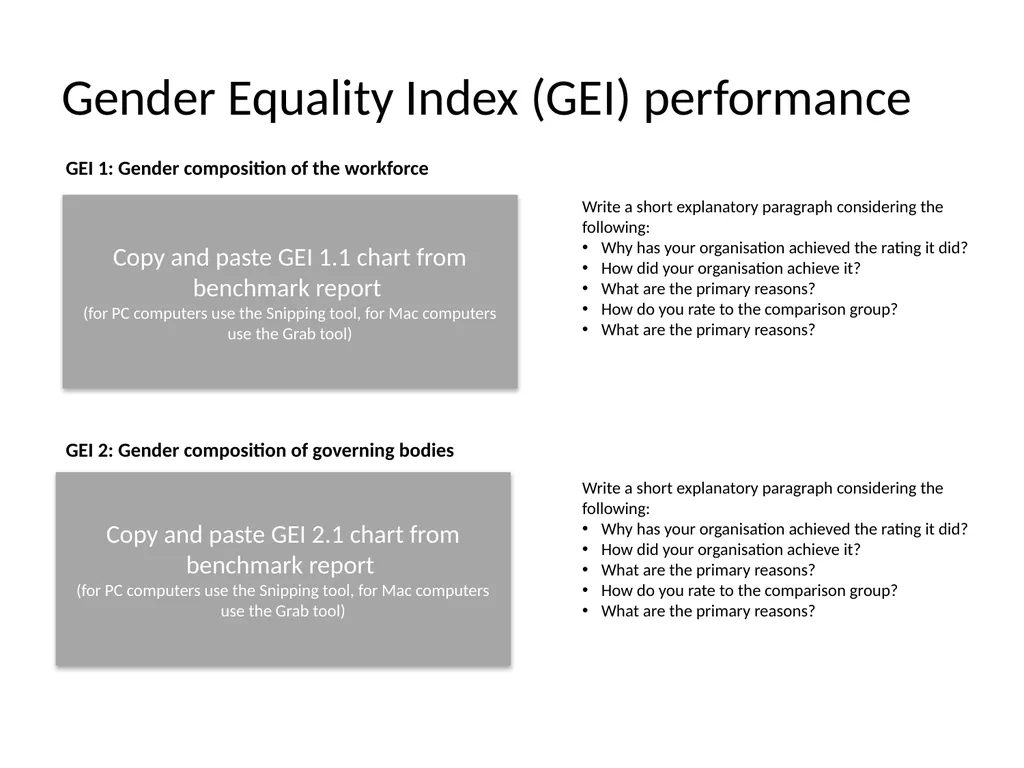 WGEA Benchmark Reporting Our gender reporting - slide 6 of 18