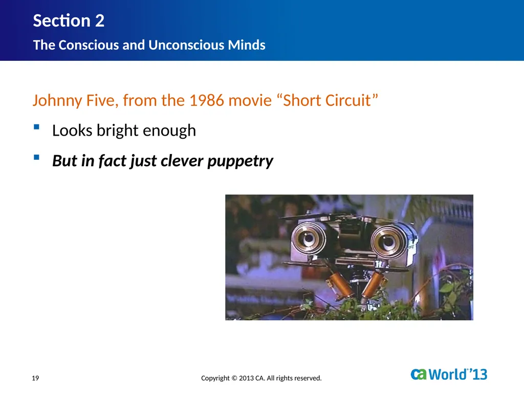 Artificial Consciousness: A CA IDMS™ Database - slide 19 of 36
