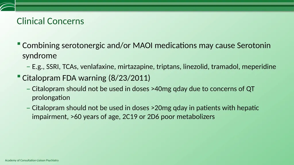 Depression in Medical Settings APM Resident - slide 39 of 52