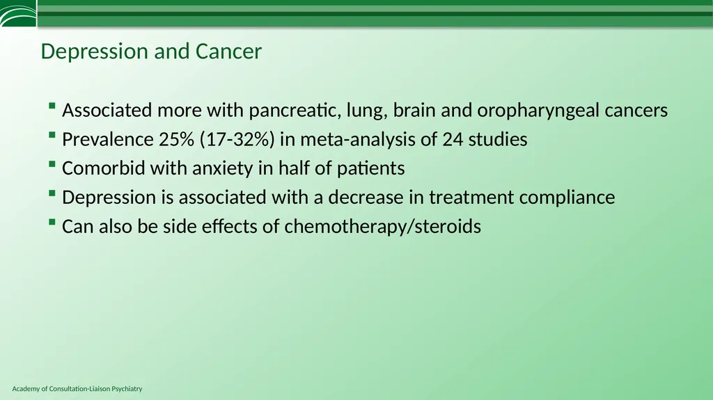 Depression in Medical Settings APM Resident - slide 15 of 52