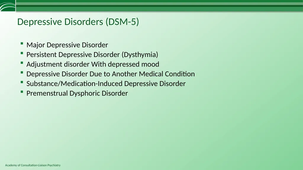 Depression in Medical Settings APM Resident - slide 4 of 52