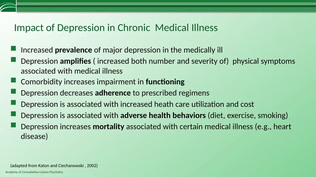 Depression in Medical Settings APM Resident - slide 30 of 52