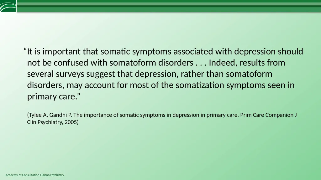 Depression in Medical Settings APM Resident - slide 31 of 52