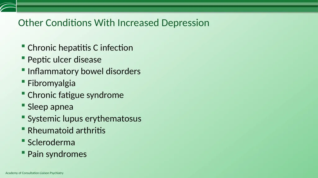 Depression in Medical Settings APM Resident - slide 18 of 52