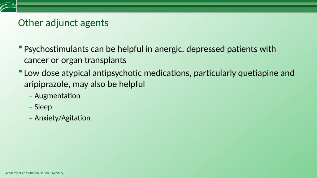 Depression in Medical Settings APM Resident - slide 41 of 52