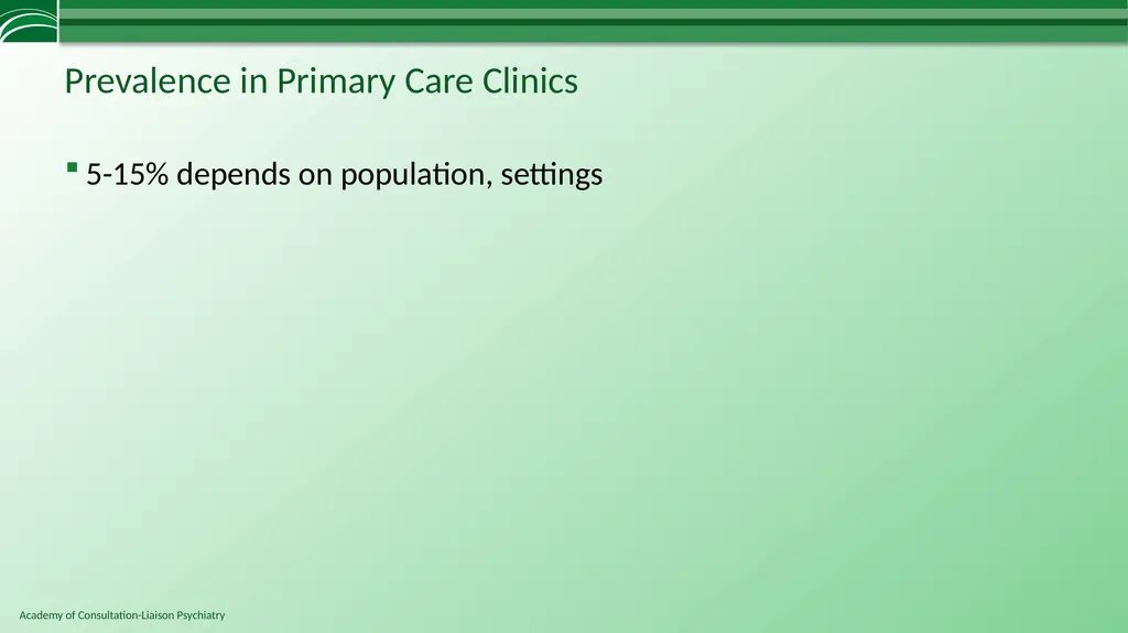 Depression in Medical Settings APM Resident - slide 13 of 52
