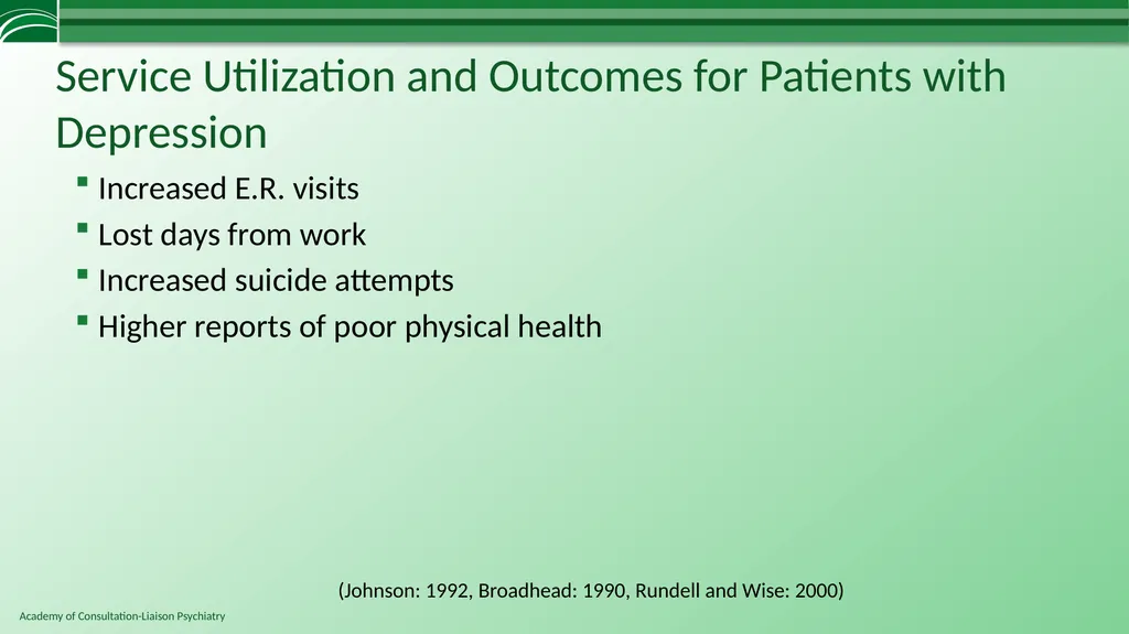 Depression in Medical Settings APM Resident - slide 33 of 52