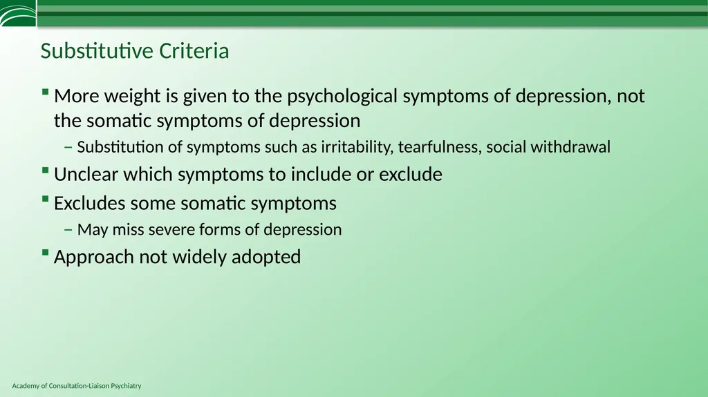 Depression in Medical Settings APM Resident - slide 9 of 52