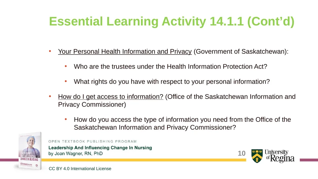 Nursing Leadership through Informatics Shauna - slide 10 of 22