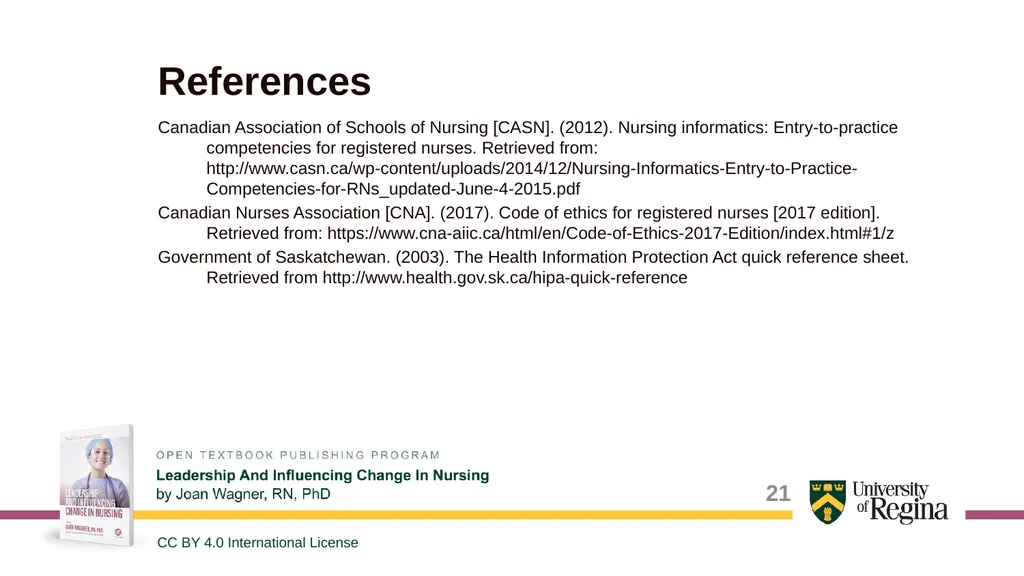 Nursing Leadership through Informatics Shauna - slide 21 of 22