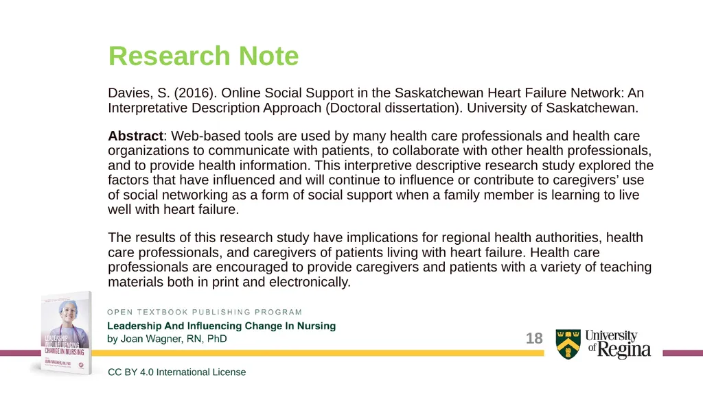 Nursing Leadership through Informatics Shauna - slide 18 of 22