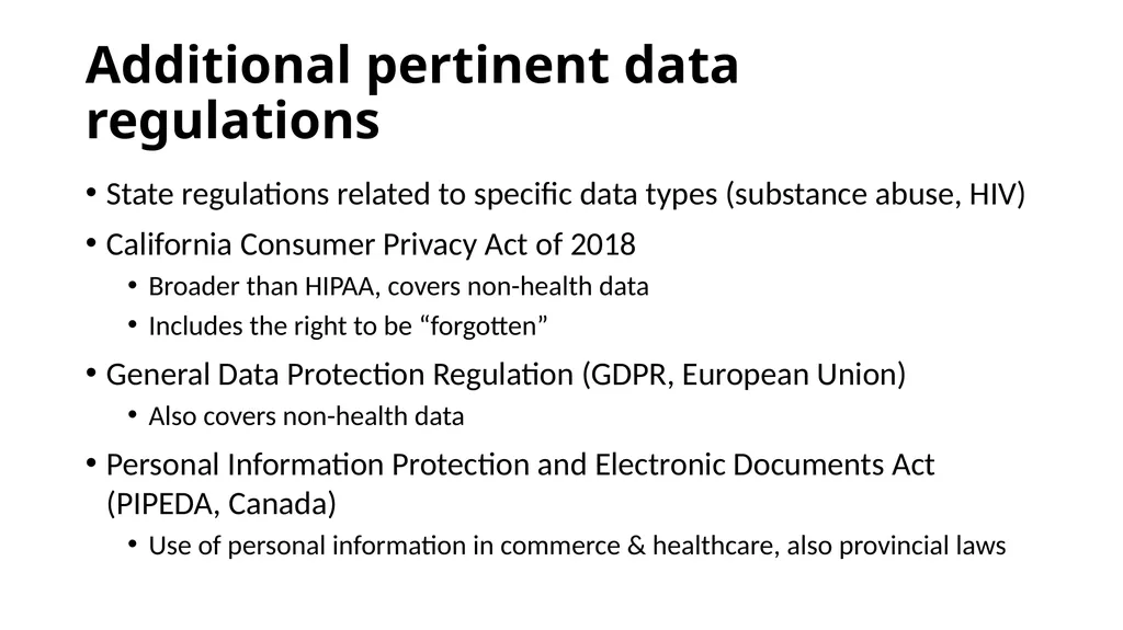 Introduction to Pathology Informatics Session 8: - slide 9 of 34