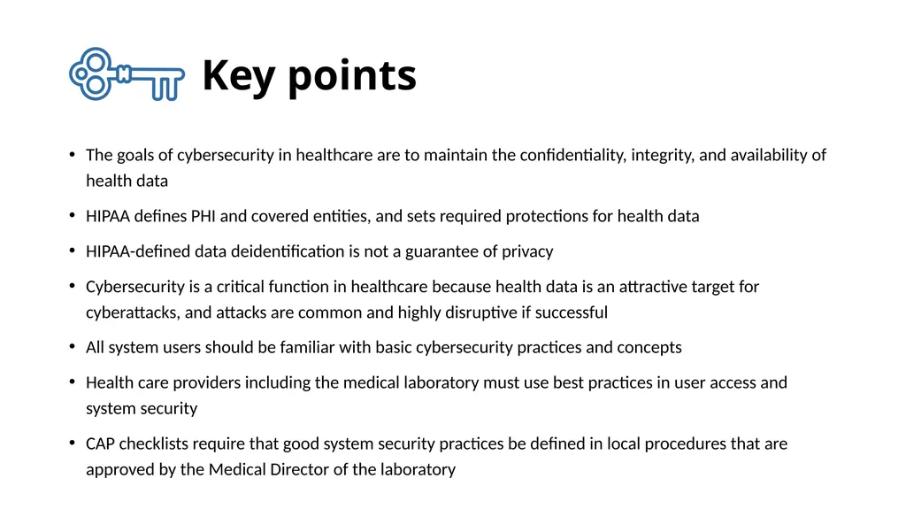 Introduction to Pathology Informatics Session 8: - slide 32 of 34