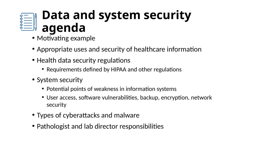 Introduction to Pathology Informatics Session 8: - slide 4 of 34