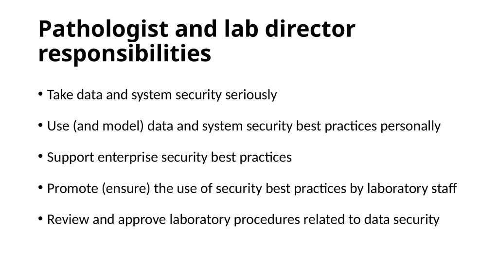 Introduction to Pathology Informatics Session 8: - slide 30 of 34