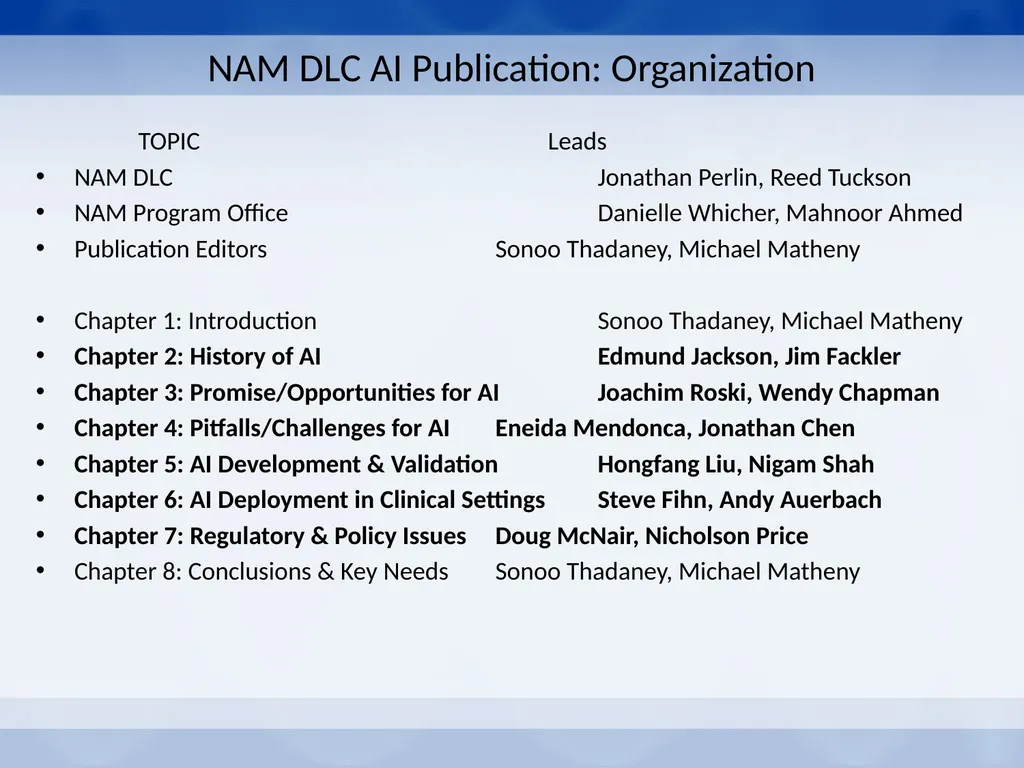 NAM Digital Learning Collaborative AI and the - slide 5 of 18