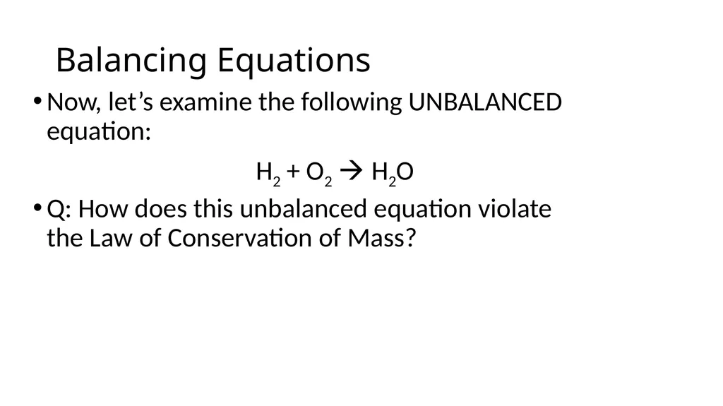 Aim: How to write chemical equations? DO NOW: - slide 9 of 14