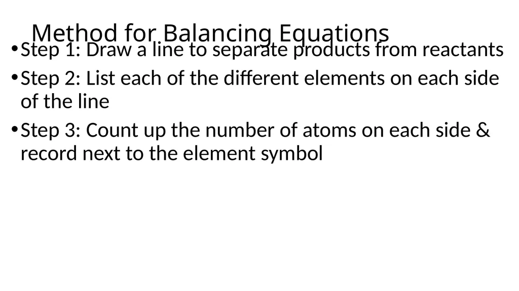 Aim: How to write chemical equations? DO NOW: - slide 10 of 14
