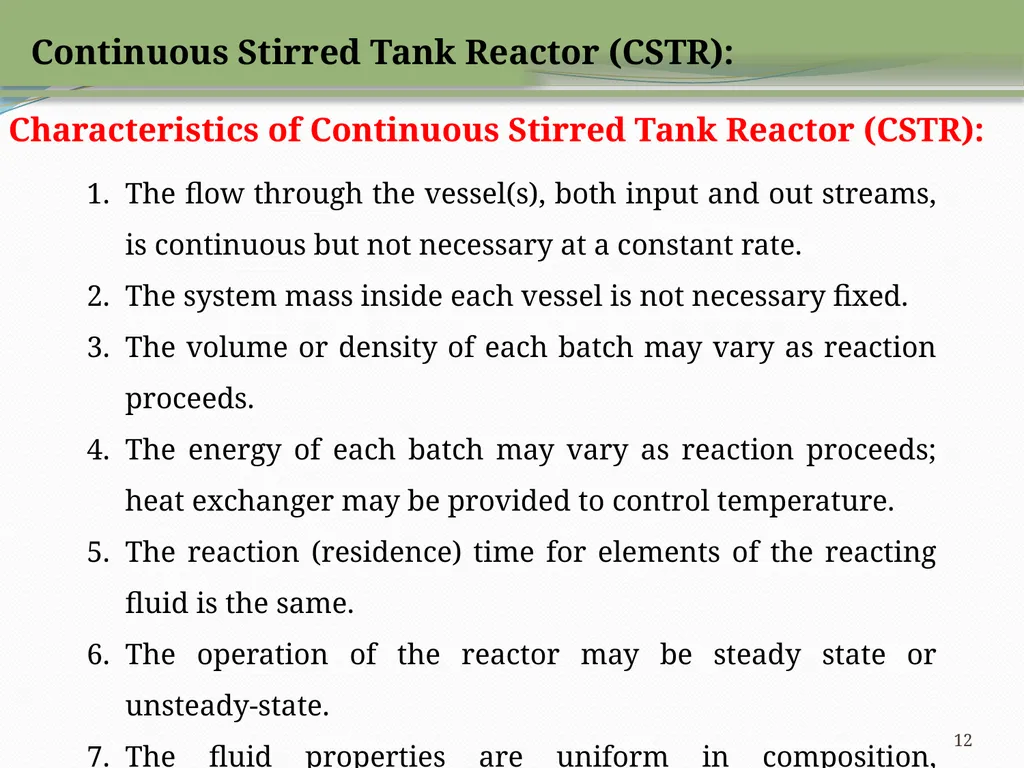 Kinetics and Reactor Design CHE-402 INSTRUCTOR: - slide 12 of 19