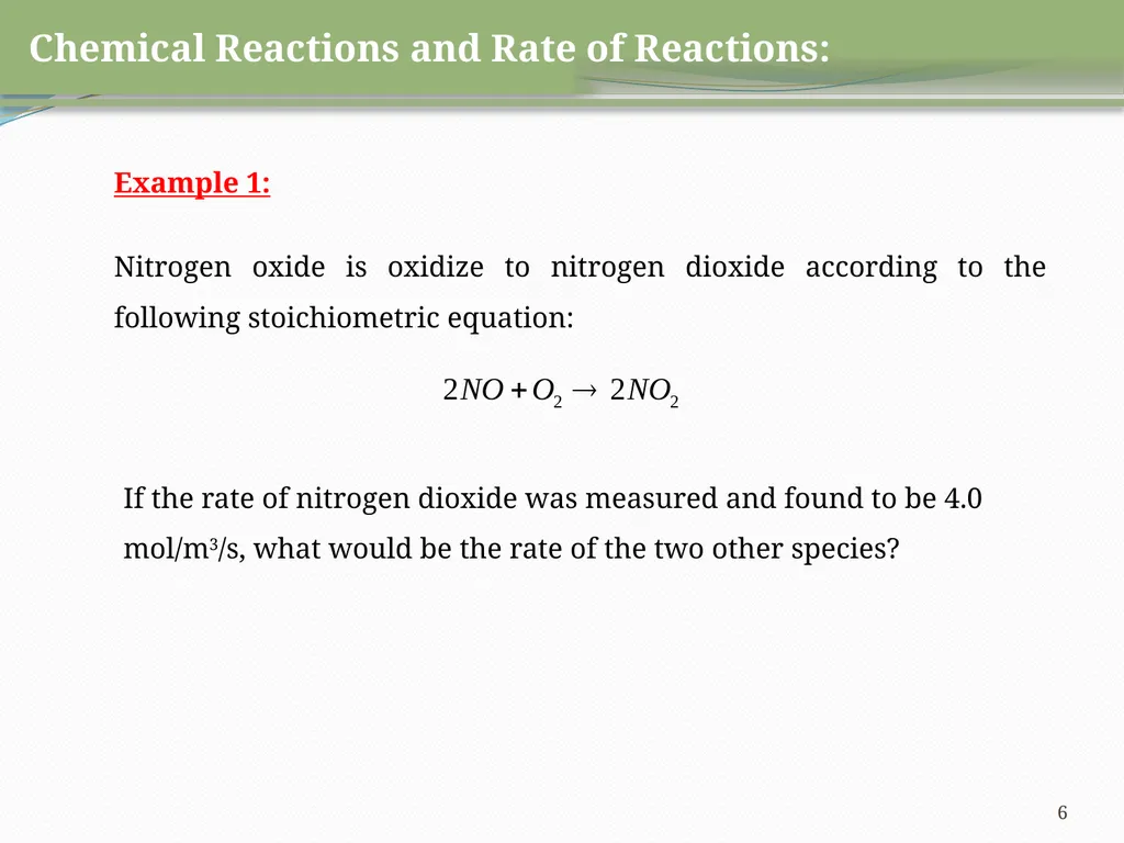 Kinetics and Reactor Design CHE-402 INSTRUCTOR: - slide 6 of 19