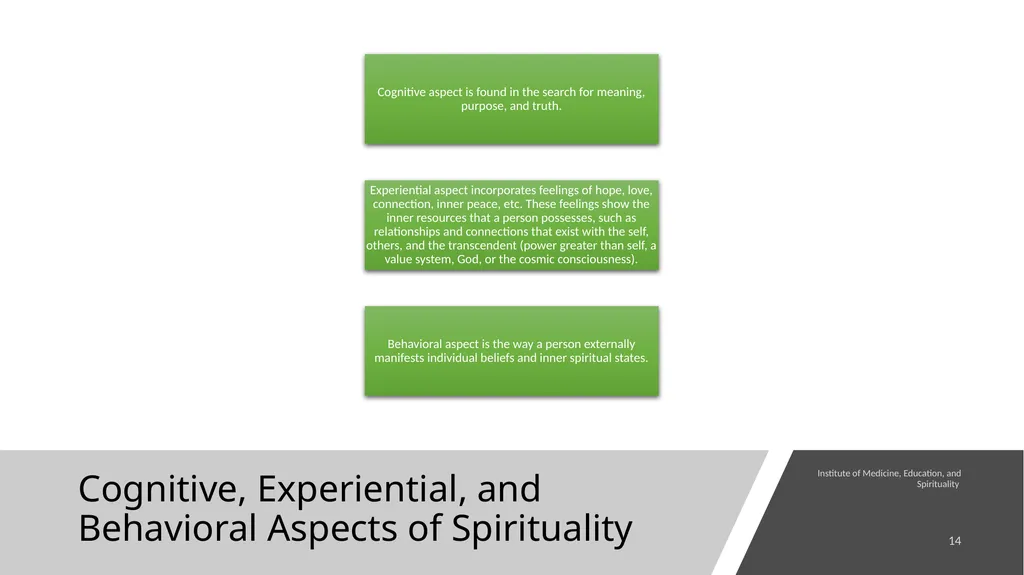 Spiritual Assessment and Interventions The - slide 14 of 26