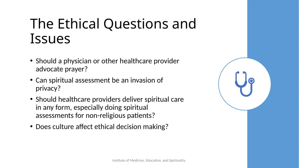 Spiritual Assessment and Interventions The - slide 7 of 26